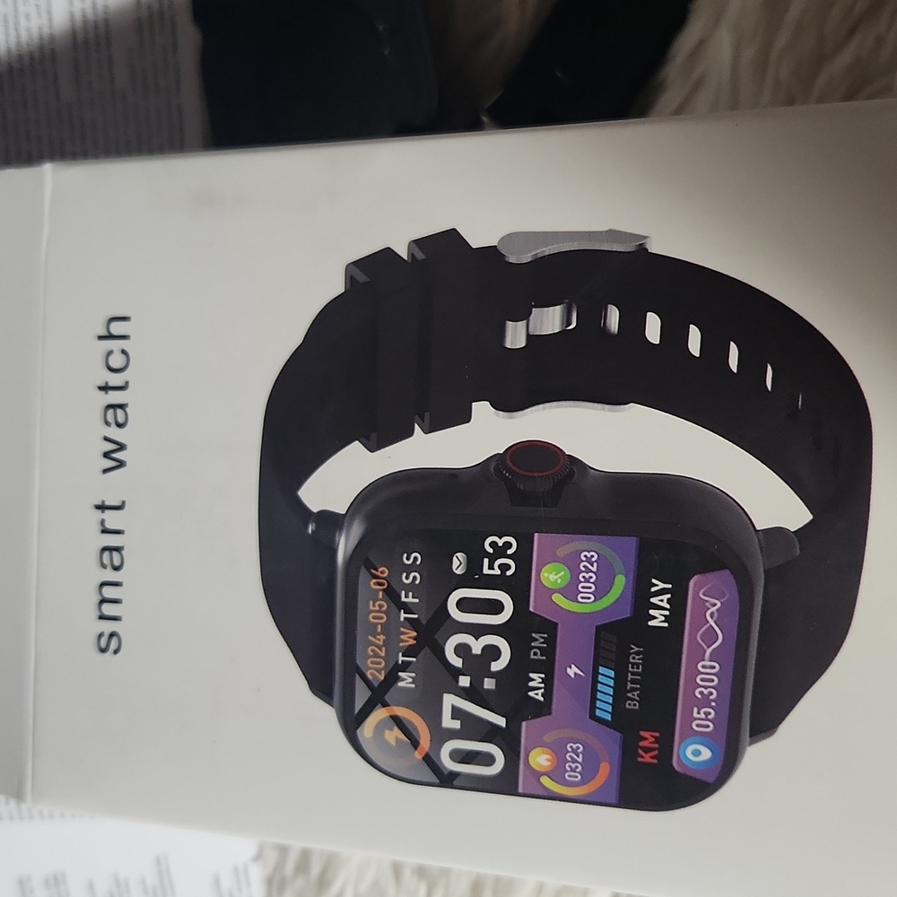 Black Smart Watch for Men/Women